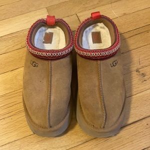 UGG Women's Tan Suede Slippers